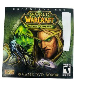 World Of Warcraft Burning Crusade Expansion Set DVD ROM New Sealed Blizzard Code